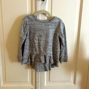 Art & Eden ruffle bottom sweatshirt